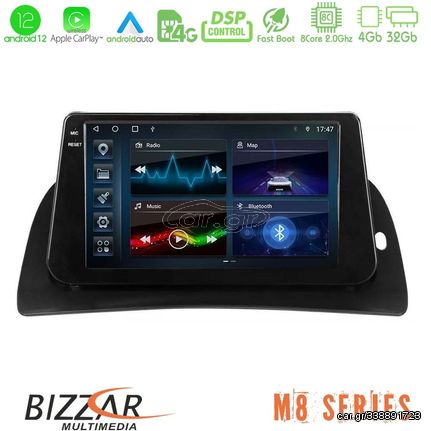 Bizzar M8 Series Renault Kangoo 2015-2018 4Core Android12 4+32GB Navigation Multimedia Tablet 9"