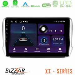 Bizzar XT Series Peugeot 208/2008 4Core Android12 2+32GB Navigation Multimedia Tablet 10"