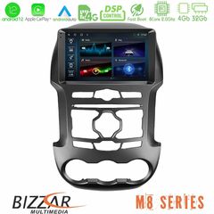 Bizzar M8 Series Ford Ranger 2012-2016 8Core Android12 4+32GB Navigation Multimedia Tablet 9"