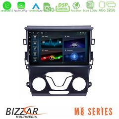 Bizzar M8 Series Ford Mondeo 2014-2017 8core Android12 4+32GB Navigation Multimedia Tablet 9"