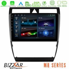Bizzar M8 Series Audi A6 (C5) 1997-2004 8core Android12 4+32GB Navigation Multimedia Tablet 9"