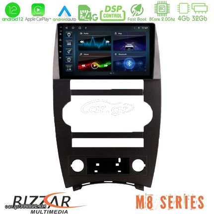 Bizzar M8 Series Jeep Commander 2007-2008 8core Android12 4+32GB Navigation Multimedia Tablet 9"