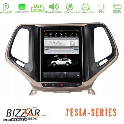 Bizzar Jeep Cherokee 2014-2019 Tesla 10.4" Navigation