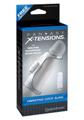 Vibrating Cock Sling 14 cm-thumb-1