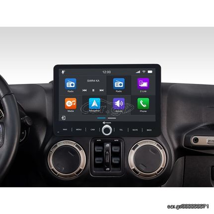 Dynavin D8 Series Οθόνη Jeep Wrangler 2007-2017 10" Android Navigation Multimedia Station