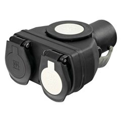ΑΝΤΑΠΤΟΡΑΣ ΦΟΡΤΗΓΟΥ ΔΙΠΛΟΣ 24V 15pin (ISO12098) 1 TYPE N (ISO1185)+1 TYPE S (ISO 3731) ERICH JAEGER LAMPA - 1 TEM.