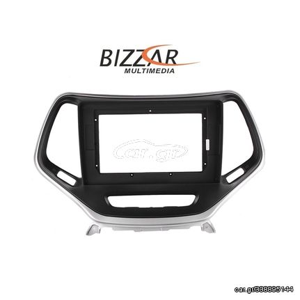 Πρόσοψη, Καλωδίωση & CANbus Box Jeep Cherokee (Ασημί Χρώμα) Για Tablet 9"