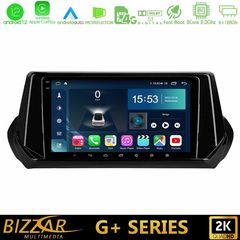 Bizzar G+ Series Peugeot 208 2019-2023 8Core Android12 6+128GB Navigation Multimedia Tablet 9"