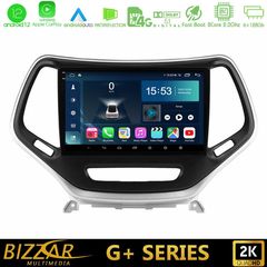 Bizzar G+ Series Jeep Cherokee 2014-2019 8core Android12 6+128GB Navigation Multimedia Tablet 9" (Ασημί Χρώμα)