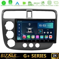 Bizzar G+ Series Honda Civic 2001-2005 8core Android12 6+128GB Navigation Multimedia Tablet 9"