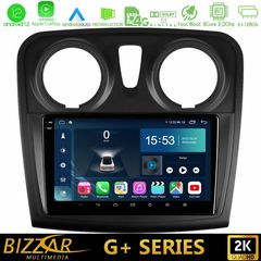 Bizzar G+ Series Dacia Sandero 2014-2020 8core Android12 6+128GB Navigation Multimedia Tablet 9"