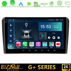 Bizzar G+ Series Audi A3 8P 8core Android12 6+128GB Navigation Multimedia Tablet 9"
