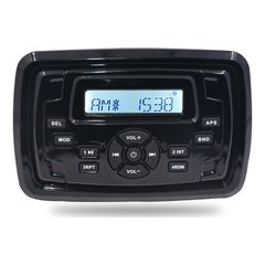 HASDA MP3 PLAYER 155X105mm - 12V - 4X45W ΜΕ ΡΑΔΙΟΦΩΝΟ/USB/BLUETOOTH (ΑΔΙΑΒΡΟΧΟ/ΜΑΥΡΟ)