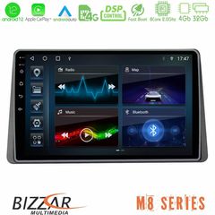Bizzar M8 Series Dacia Duster 2019- 8Core Android12 4+32GB Navigation Multimedia Tablet 9"