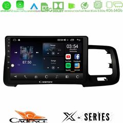 Cadence X Series Volvo S60 2010-2018 8core Android12 4+64GB Navigation Multimedia Tablet 9"