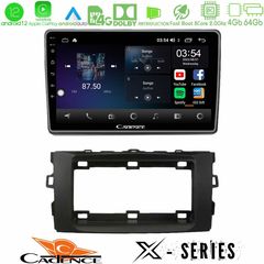Cadence X Series Toyota Auris 2013-2016 8core Android12 4+64GB Navigation Multimedia Tablet 10"