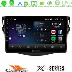 Cadence X Series Toyota RAV4 8core Android12 4+64GB Navigation Multimedia 9"