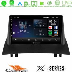 Cadence X Series Renault Megane 2 2002-2008 8Core Android12 4+64GB Navigation Multimedia Tablet 9"