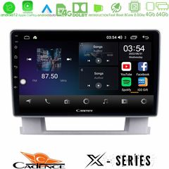 Cadence X Series Opel Astra J 2010-2014 8core Android12 4+64GB Navigation Multimedia Tablet 9"