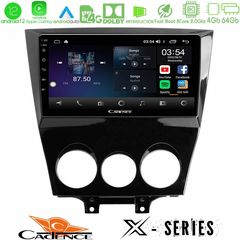 Cadence X Series Mazda RX8 2003-2008 8Core Android12 4+64GB Navigation Multimedia Tablet 9"