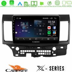 Cadence X Series Mitsubishi Lancer 2008 – 2015 8core Android12 4+64GB Navigation Multimedia Tablet 10"