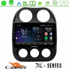 Cadence X Series Jeep Compass 2012-2016 8core Android12 4+64GB Navigation Multimedia Tablet 9"