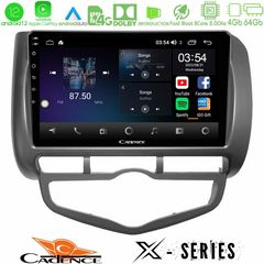 Cadence X Series Honda Jazz 2002-2008 (Auto A/C) 8core Android12 4+64GB Navigation Multimedia Tablet 9"