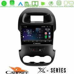 Cadence X Series Ford Ranger 2012-2016 8core Android12 4+64GB Navigation Multimedia Tablet 9"