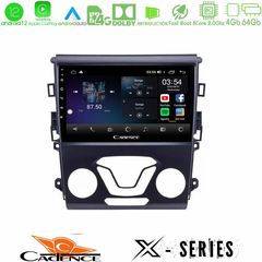 Cadence X Series Ford Mondeo 2014-2017 8core Android12 4+64GB Navigation Multimedia Tablet 9