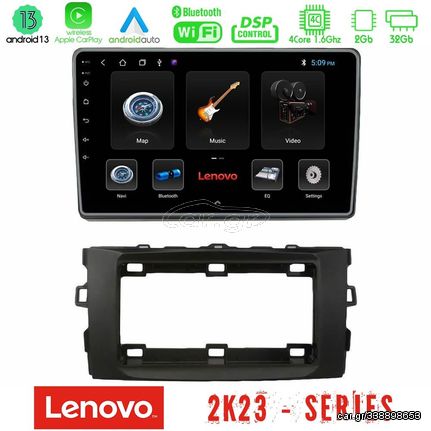 Lenovo Car Pad Toyota Auris 2013-2016 4core Android 13 2+32GB Navigation Multimedia Tablet 10"