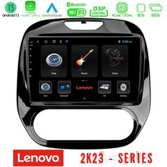 Lenovo Car Pad Renault Captur 2013-2019 (Manual AC) 4Core Android 13 2+32GB Navigation Multimedia Tablet 9"