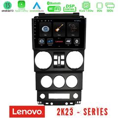 Lenovo Car Pad Jeep Wrangler 2008-2010 4Core Android 13 2+32GB Navigation Multimedia Tablet 9"