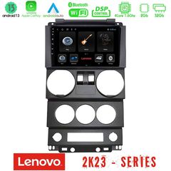 Lenovo Car Pad Jeep Wrangler 2Door 2008-2010 4Core Android 13 2+32GB Navigation Multimedia Tablet 9"