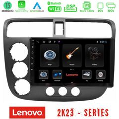 Lenovo Car Pad Honda Civic 2001-2005 4Core Android 13 2+32GB Navigation Multimedia Tablet 9"