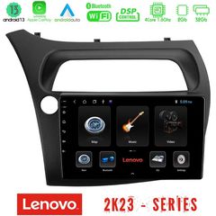 Lenovo Car Pad Honda Civic 4Core Android 13 2+32GB Navigation Multimedia Tablet 9"