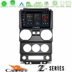 Cadence Z Series Jeep Wrangler 2Door 2008-2010 8core Android12 2+32GB Navigation Multimedia Tablet 9"