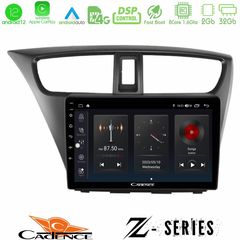 Cadence Z Series Honda Civic Hatchback 2012-2015 8core Android12 2+32GB Navigation Multimedia Tablet 9"