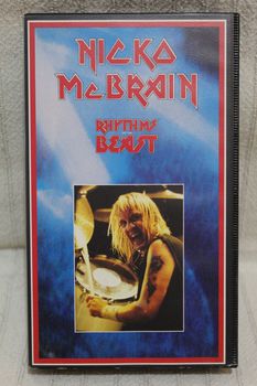 Iron Maiden/Nicko McBrain-Rhythms Of The Beast (VHS, PAL, SEC)