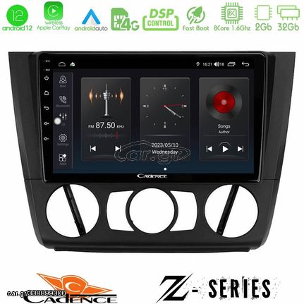 Cadence Z Series BMW 1Series E81/E82/E87/E88 (MANUAL A/C) 8core Android12 2+32GB Navigation Multimedia Tablet 9"