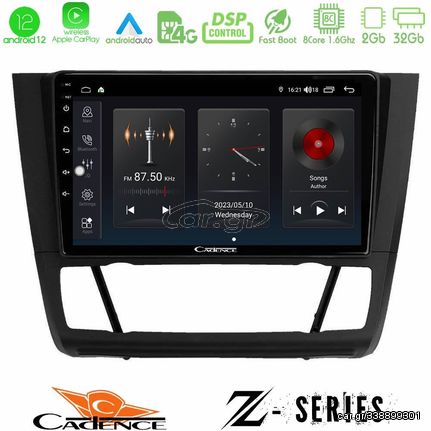Cadence Z Series BMW 1Series E81/E82/E87/E88 (AUTO A/C) 8core Android12 2+32GB Navigation Multimedia Tablet 9"
