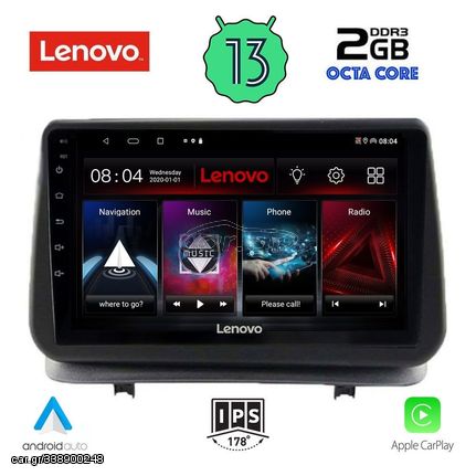 LENOVO LVF 7543_CPA (9inc) MULTIMEDIA TABLET OEM RENAULT CLIO mod. 2005-2011