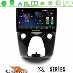 Cadence X Series Toyota Aygo | Citroen C1 | Peugeot 108 8core Android12 4+64GB Navigation Multimedia 10"