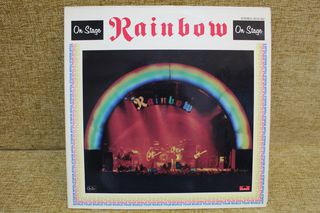 Rainbow-On stage-live double gatefold l.p