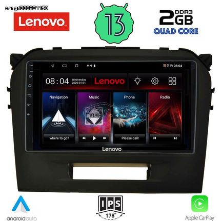 LENOVO LVD 4697_CPA (9inc) MULTIMEDIA TABLET OEM SUZUKI VITARA mod. 2016-2022