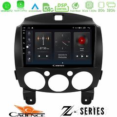 Cadence Z Series Mazda 2 2008-2014 8core Android12 2+32GB Navigation Multimedia Tablet 9"