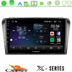 Cadence X Series Mazda 3 2004-2009 8core Android12 4+64GB Navigation Multimedia Tablet 9"