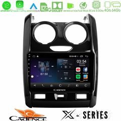 Cadence X Series Dacia Duster 2014-2018 8Core Android12 4+64GB Navigation Multimedia Tablet 9"