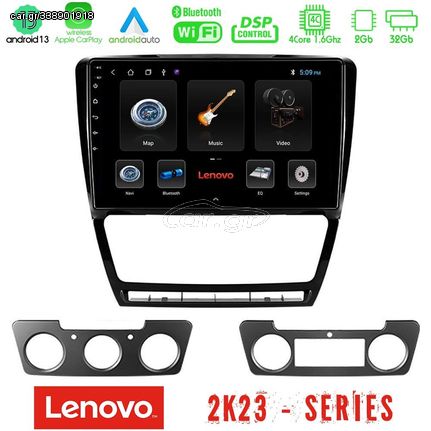 Lenovo Car Pad Skoda Octavia 5 4Core Android 13 2+32GB Navigation Multimedia Tablet 10"