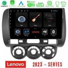 Lenovo Car Pad Honda Jazz 2002-2008 (Manual A/C) 4Core Android 13 2+32GB Navigation Multimedia Tablet 9"