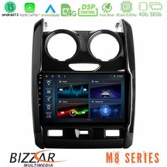 Bizzar M8 Series Dacia Duster 2014-2018 8Core Android13 4+32GB Navigation Multimedia Tablet 9"